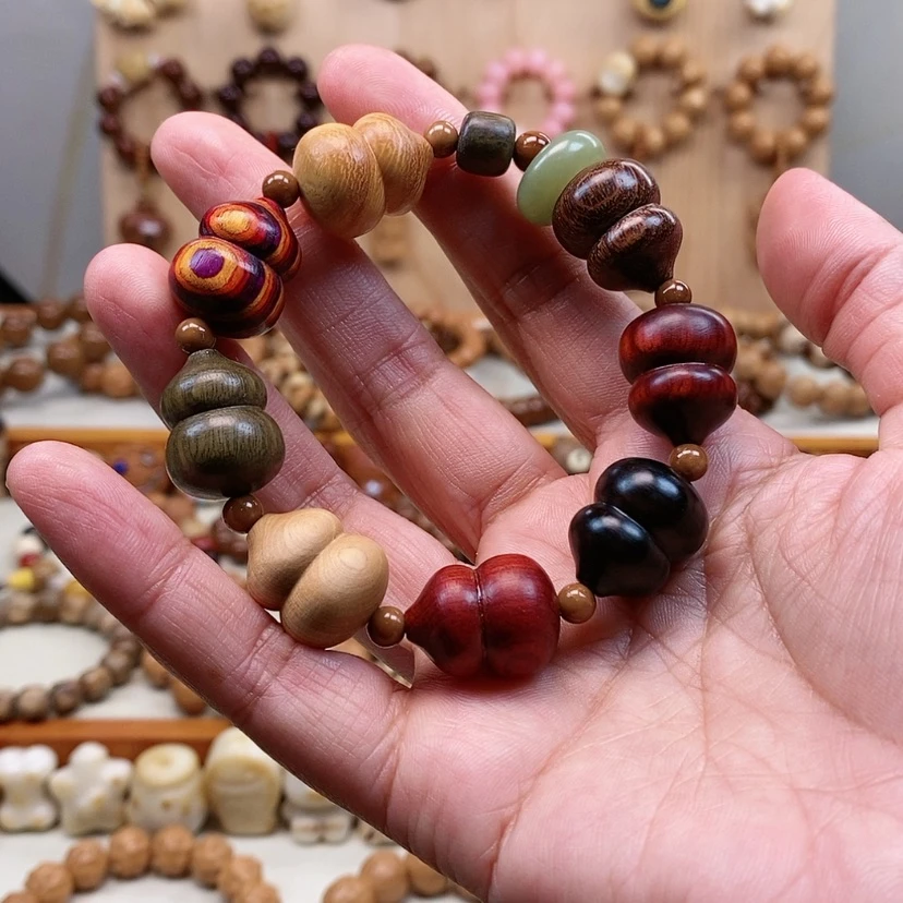 【闪购商品】木摩**女多宝葫芦手串16手围