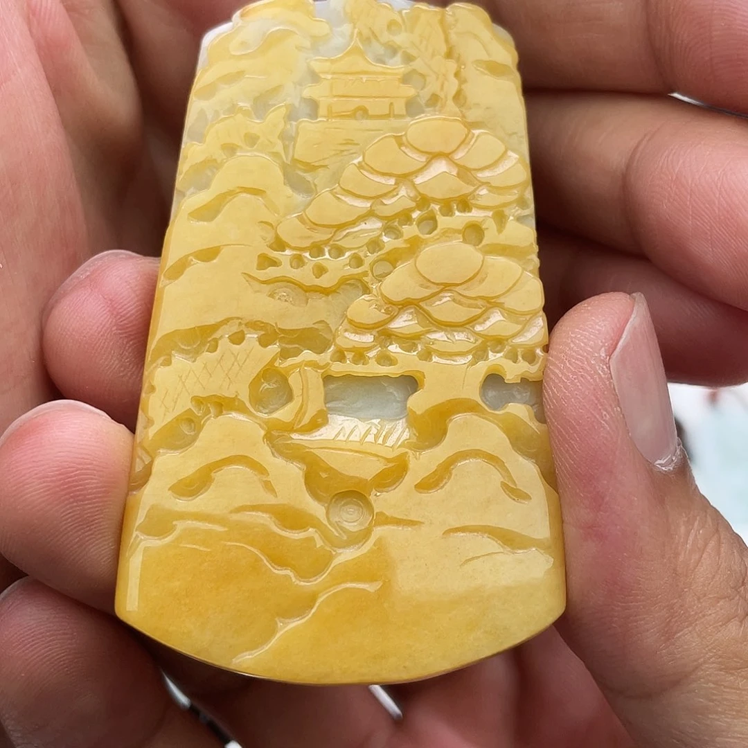 颈饰未镶嵌翡翠翡翠