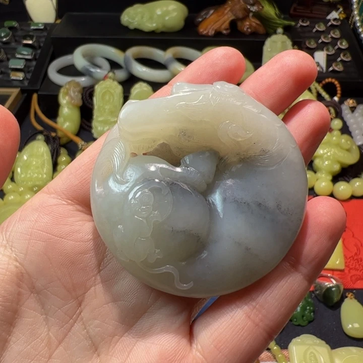 和田玉颈饰未镶嵌