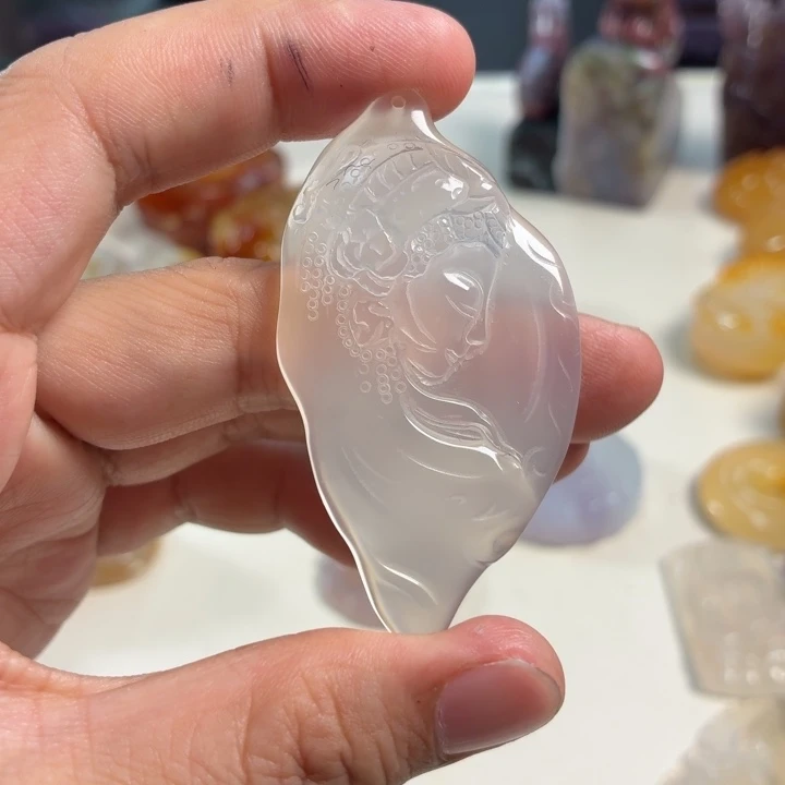 玛瑙/玉髓未镶嵌吊坠(不含链)
