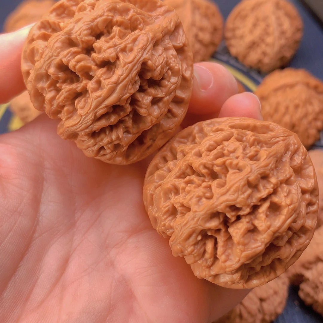 【闪购商品】文玩核桃把件粗筋43