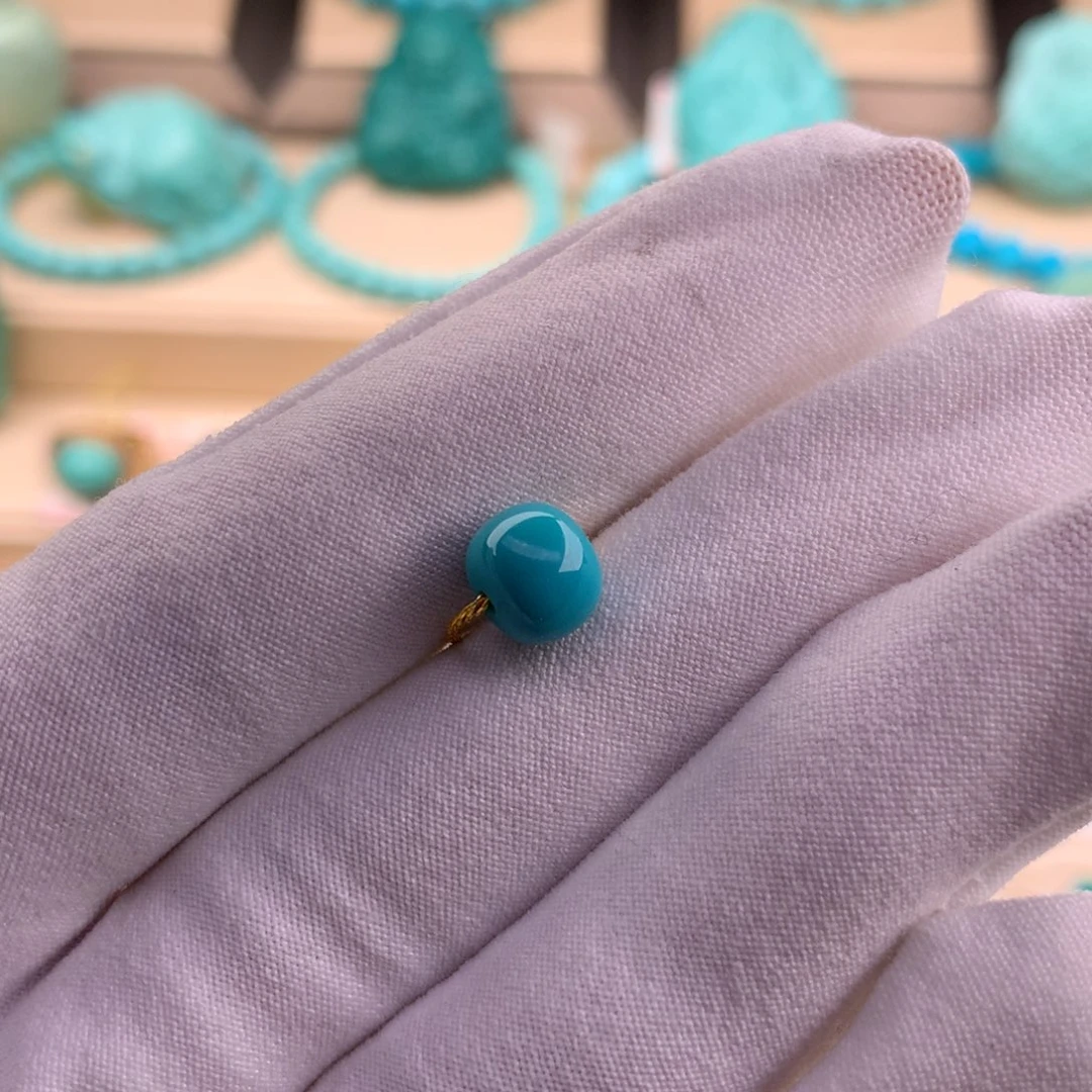 绿松石珠宝奇石未镶嵌8.1-6.7