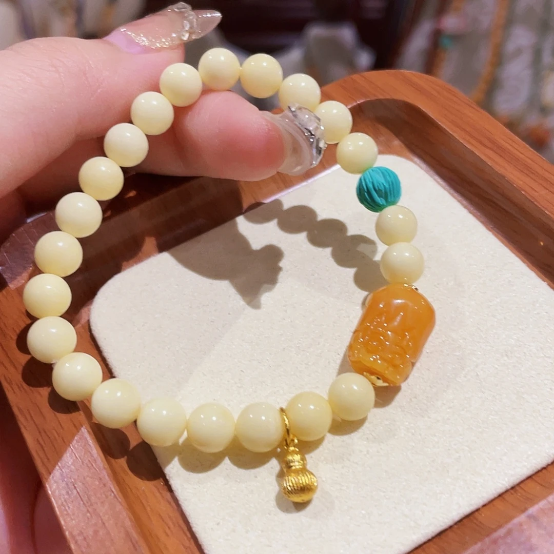 蜜蜡未镶嵌手链手串