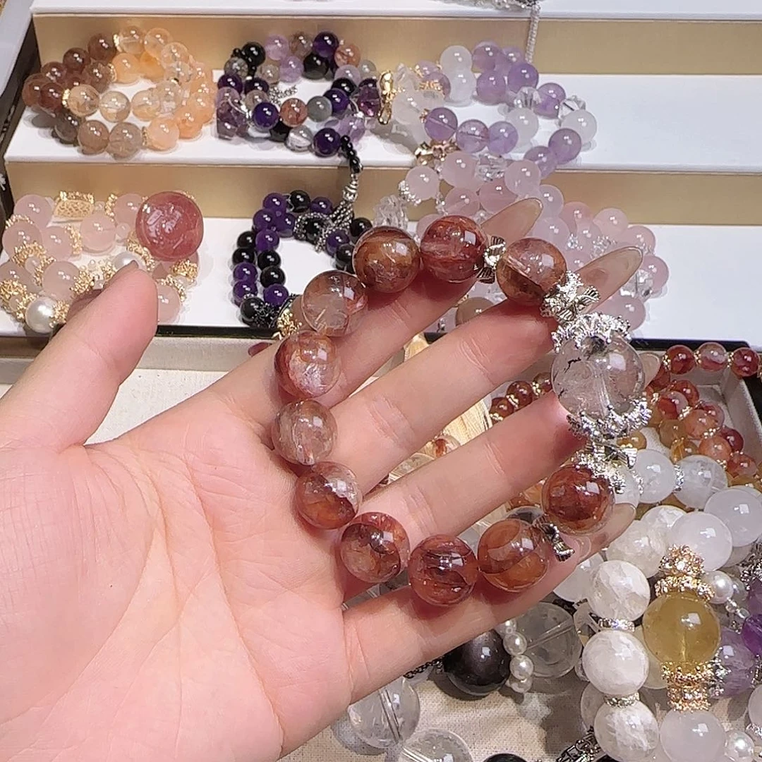 水晶手链未镶嵌把