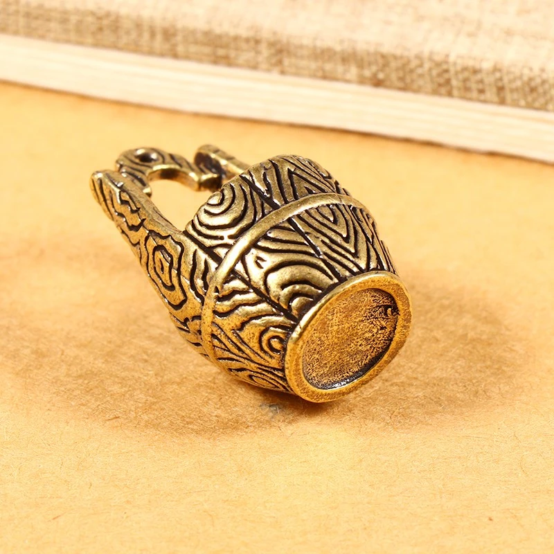 创意钥匙挂件仿黄铜日进斗金一桶金水桶合金饰品钥匙扣创意礼物