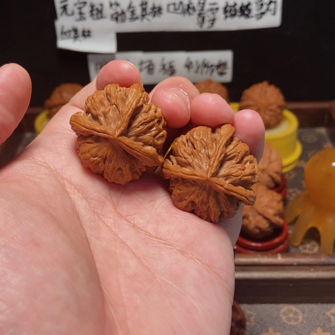 吊坠文玩核桃花王3麟36尺1