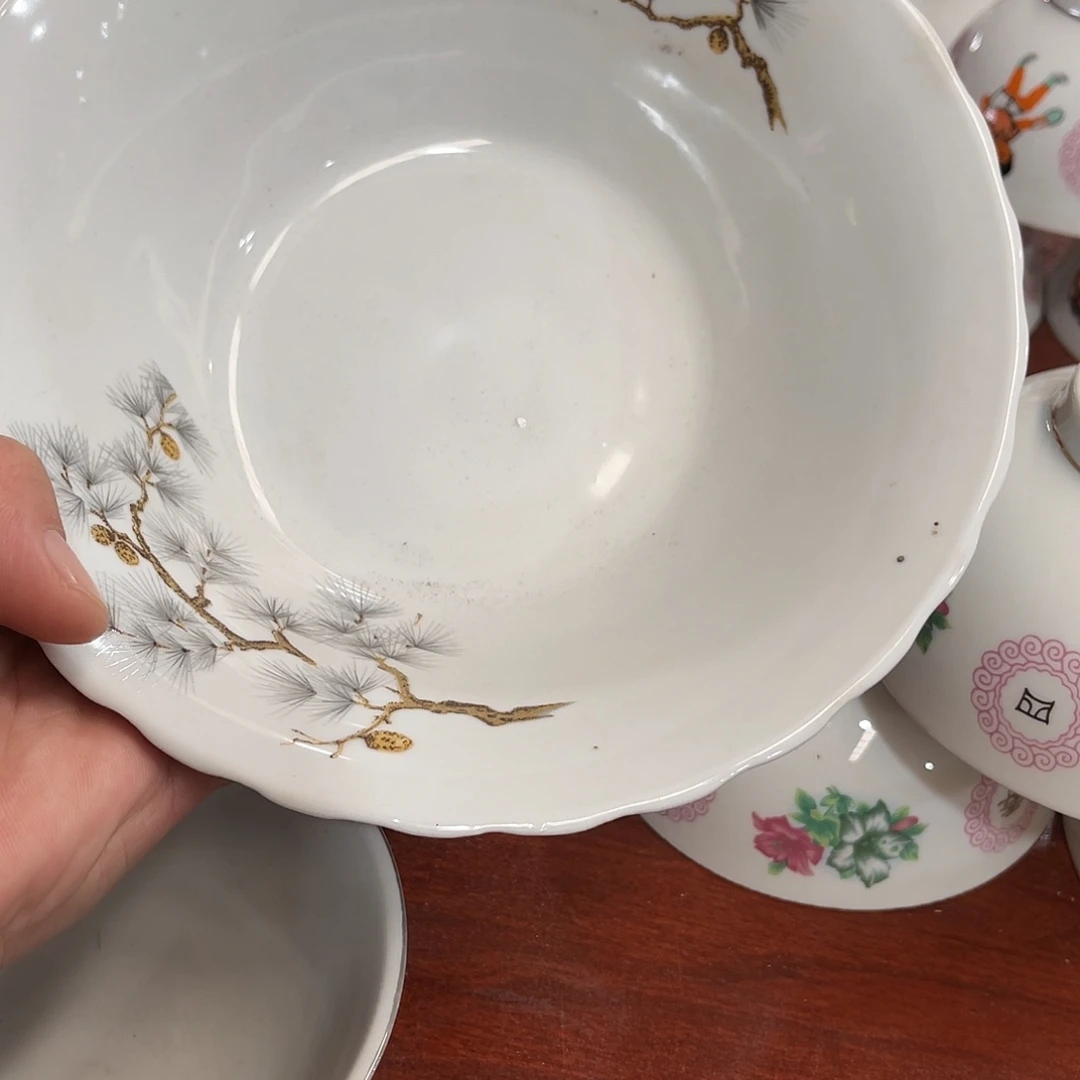 醴陵高温釉下五彩8寸