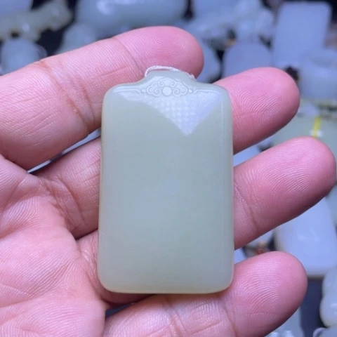 吊坠(不含链)未镶嵌和田玉