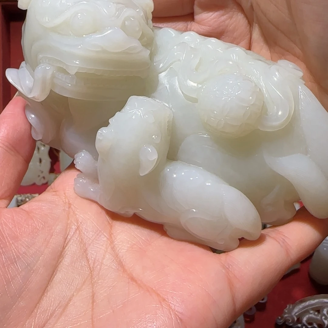 和田玉未镶嵌挂件上*