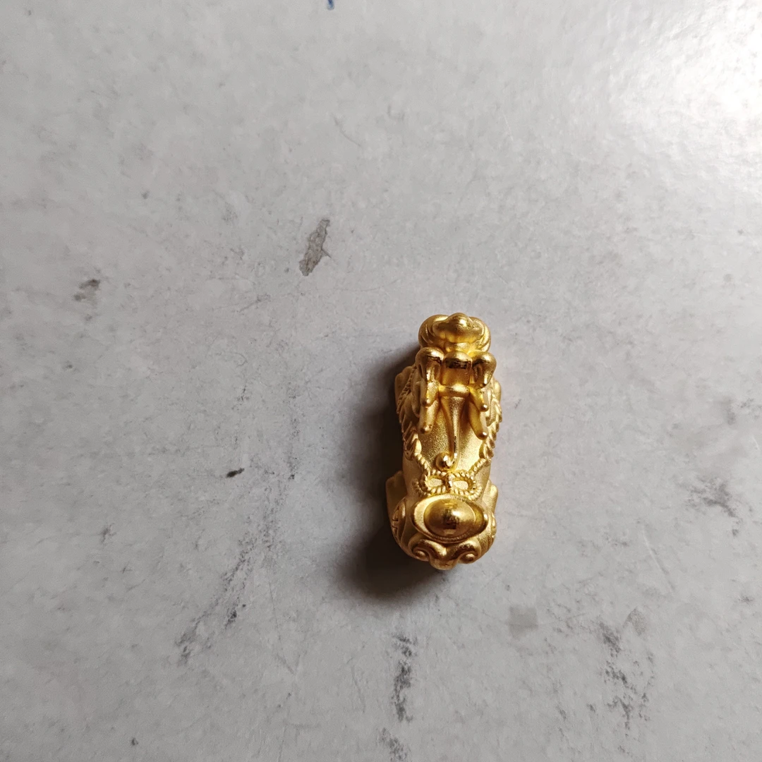 金元宝足金999貔貅珠子首饰