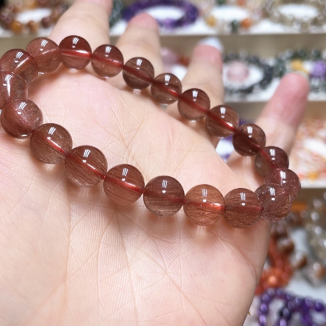 未镶嵌手链水晶红发晶