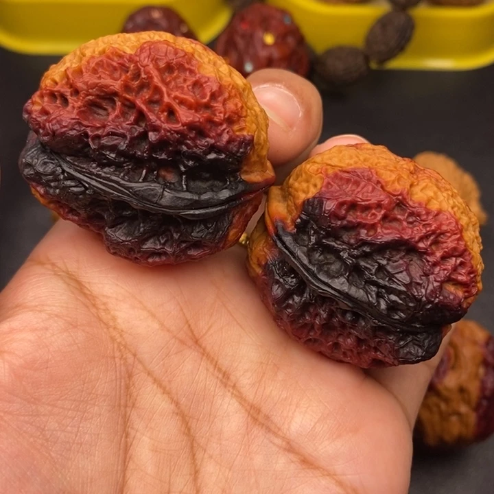 把件文玩核桃39尺饕餮金蟾