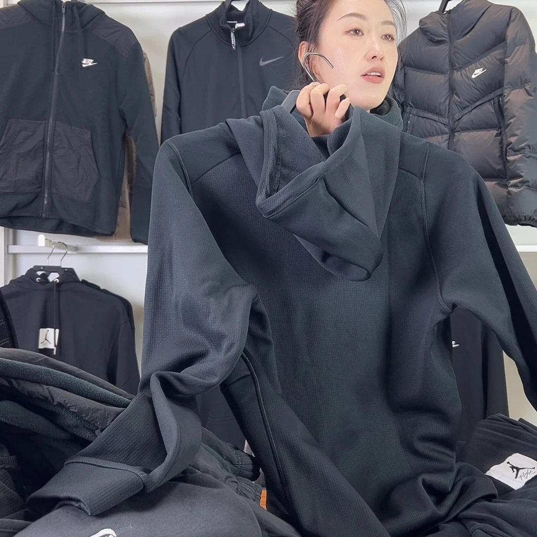 2125黑色外套带帽2XL码170-190斤不退换