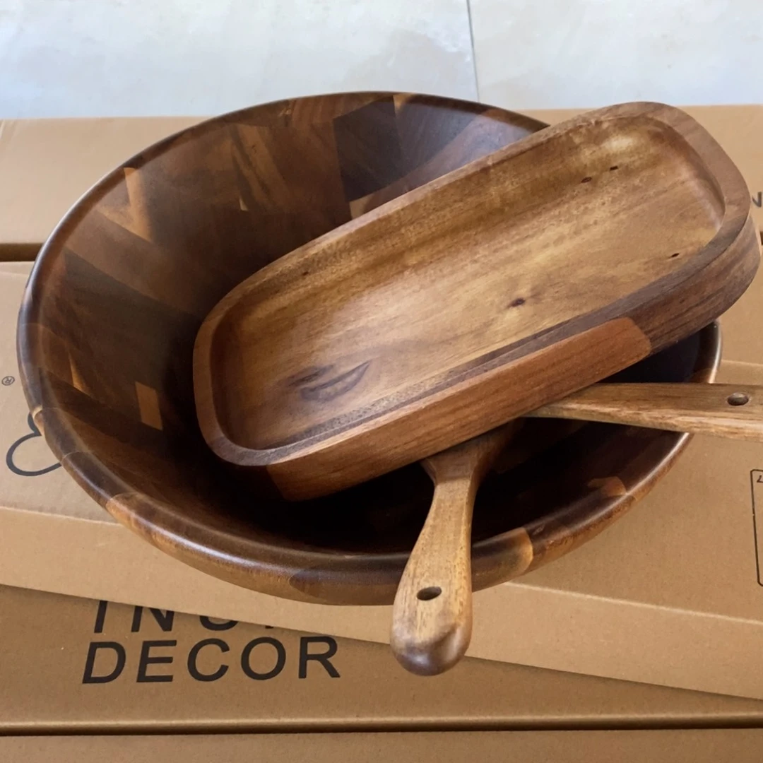 曼*相思木盘4件套