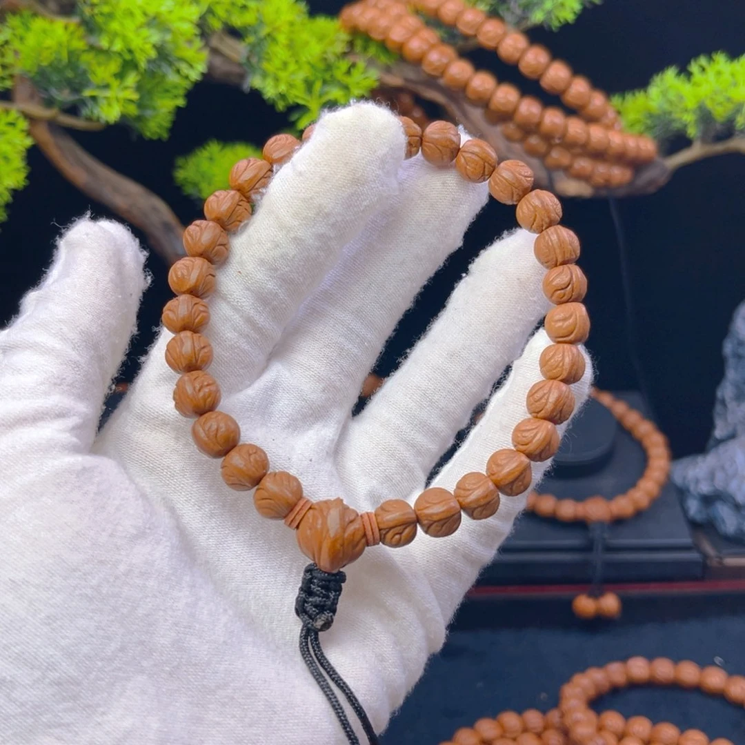 L***財桃核吊坠野生桃核