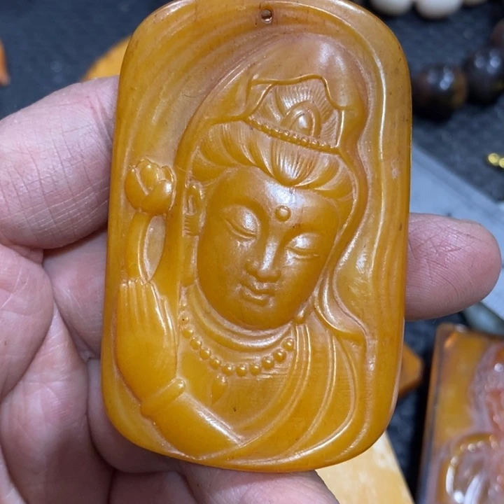 滴血莲花菩提吊坠