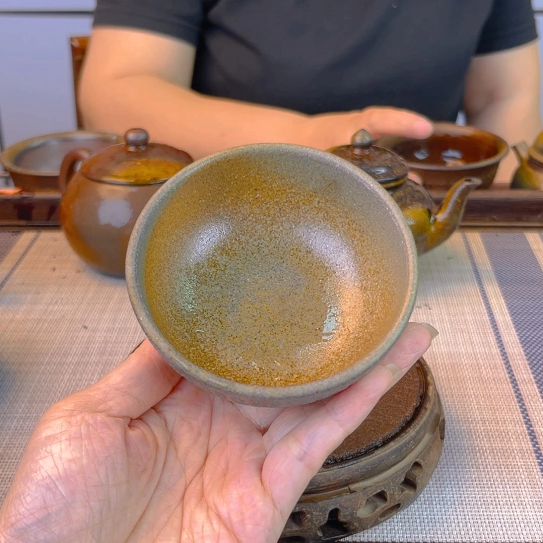茶壶紫砂青段柴烧80cc