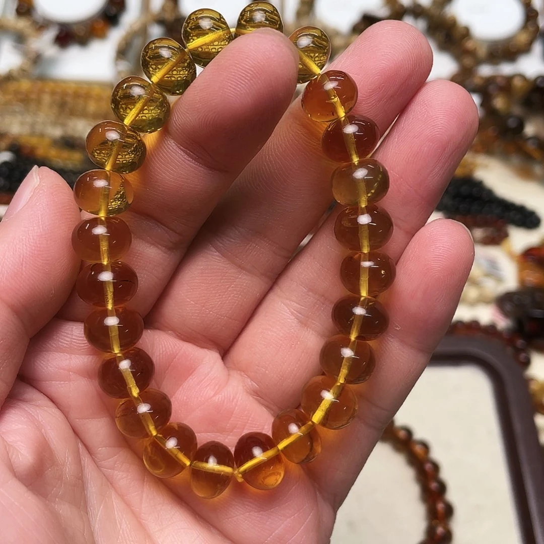 无***夜未镶嵌琥珀裸石十