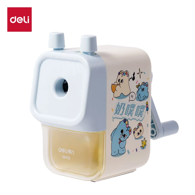 得力0643S大口径手摇削笔机(盒)