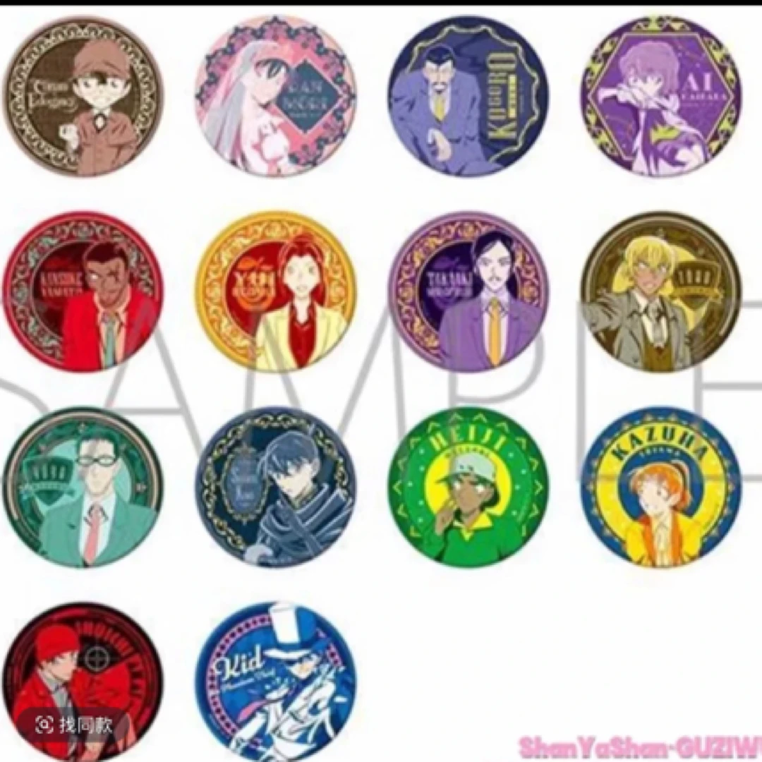 名侦探柯南 外文书刊吧唧 默认代拆