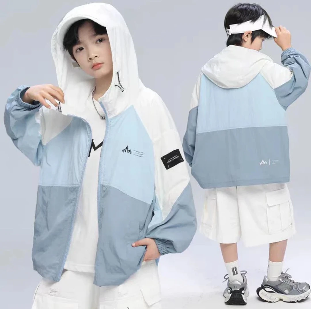 男童夏季防晒衣2025新款夏装防晒服外套中大儿童男孩夏款空调衫