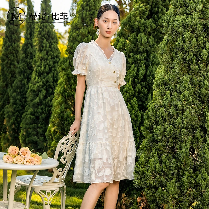 【芊芊专属】名媛温柔重工连衣裙MEBL125139