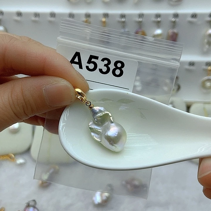 淡水珍珠颈饰银S925镶嵌