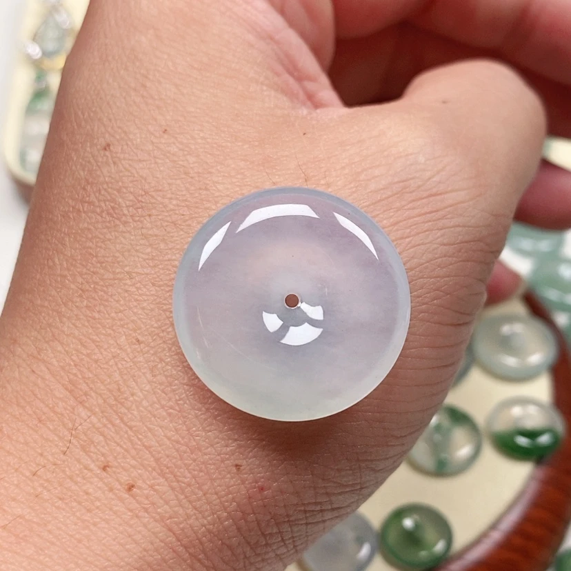 【闪购商品】翡翠未镶嵌吊坠(不含链)姹**红