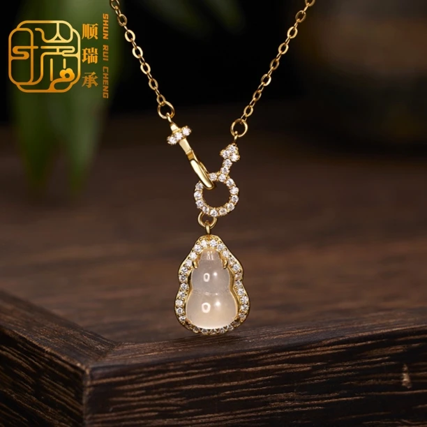 坠链均925银 葫芦项链女轻奢气质高级感精致项链小众轻奢气质款