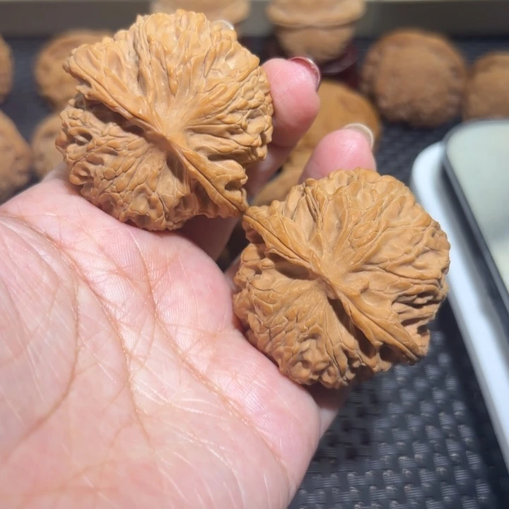 文玩核桃吊坠45全品苹果园一对