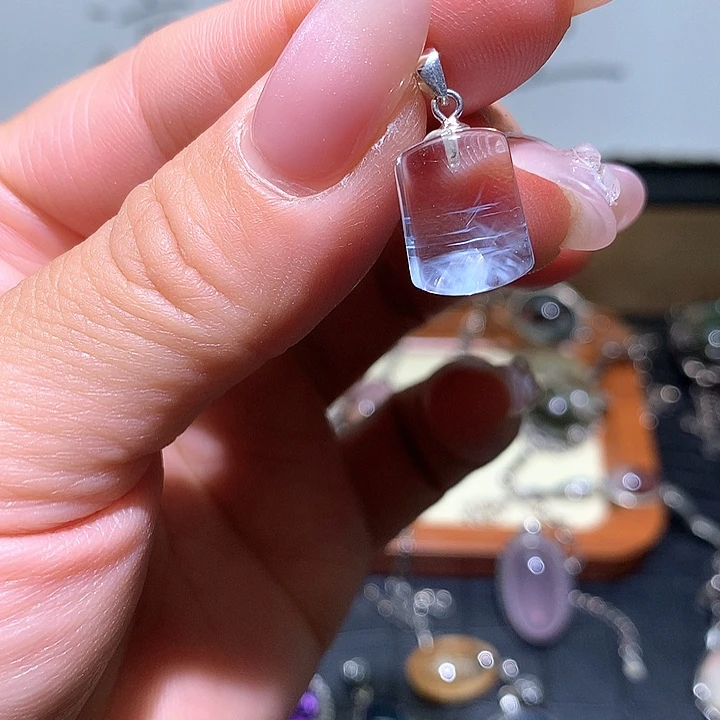 颈饰水晶银S925镶嵌水晶