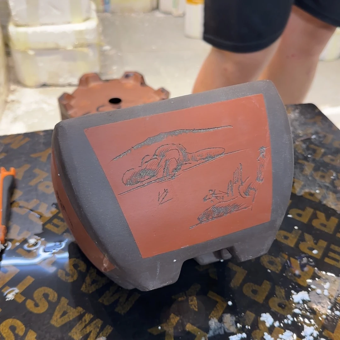 紫砂花盆口径20.16口径