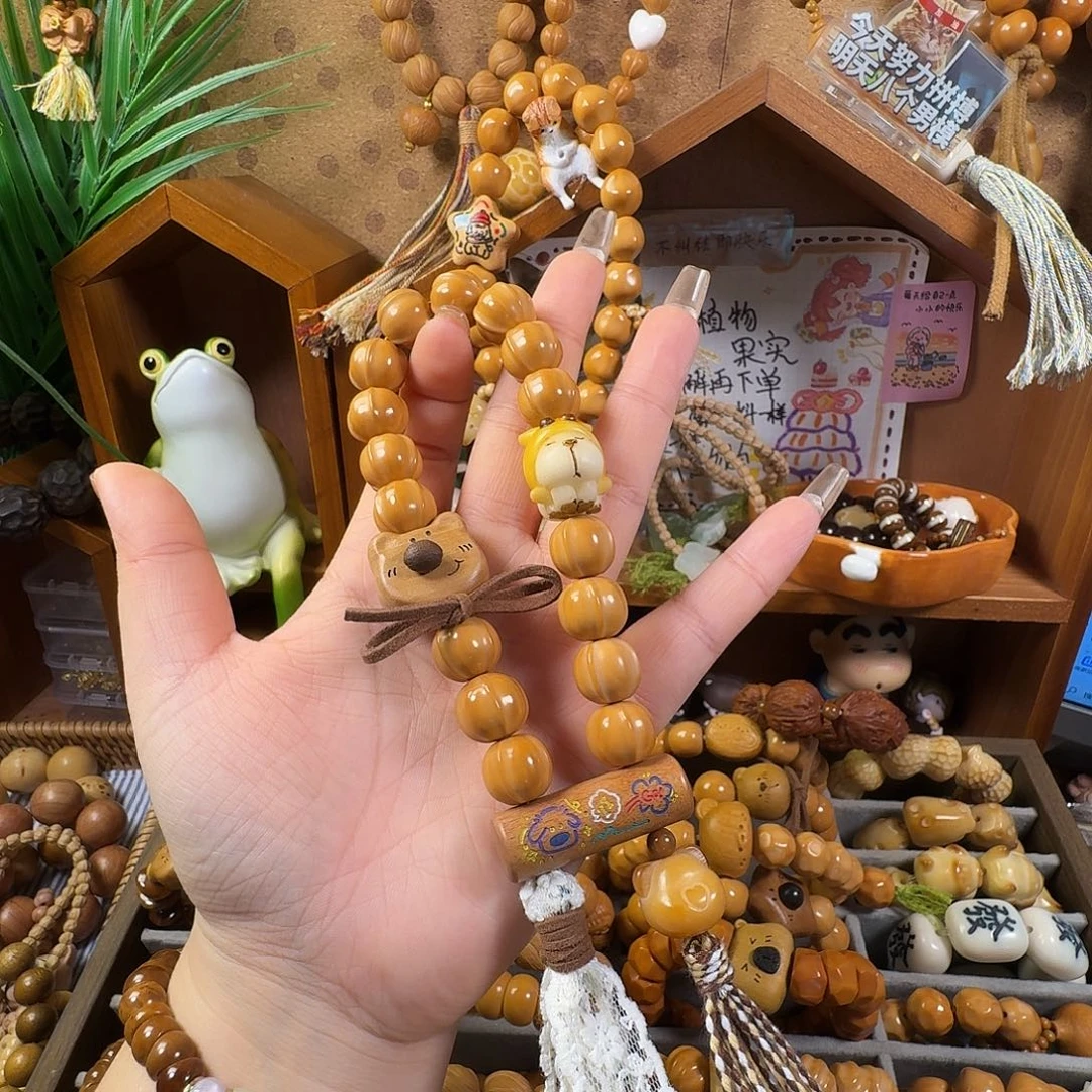 吊坠猴头核桃小新手持