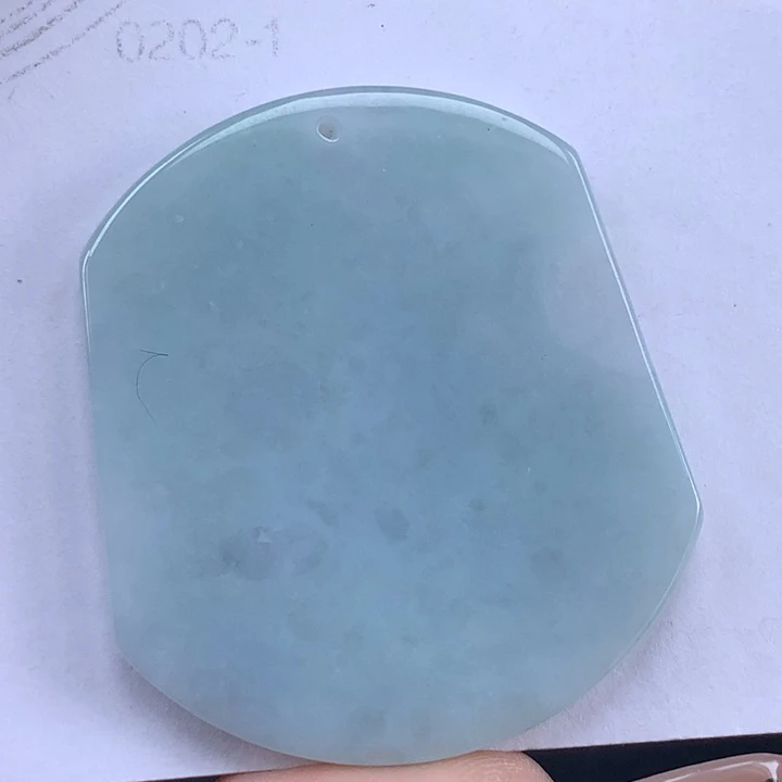 颈饰未镶嵌翡翠无事牌