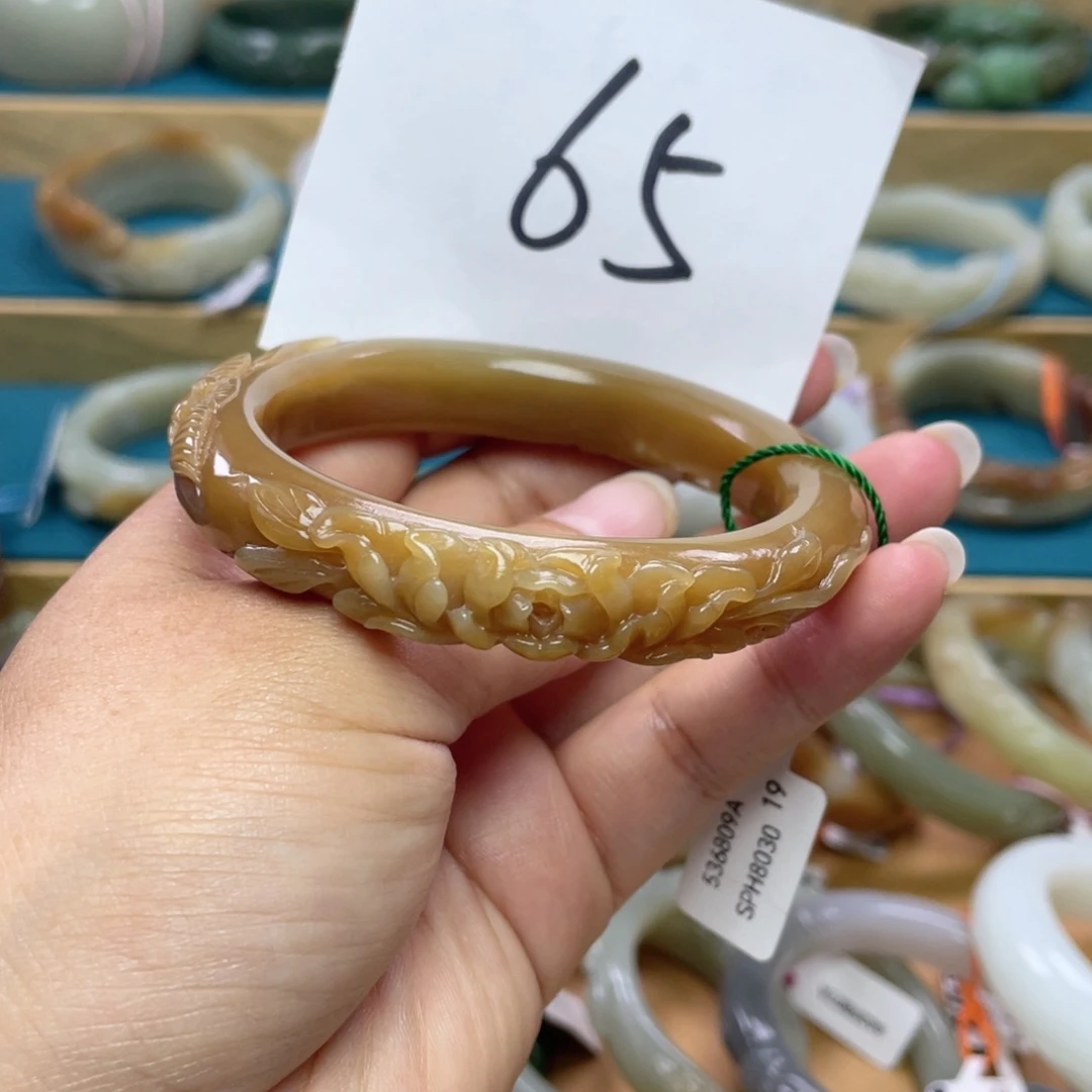 未镶嵌手镯和田玉圈口58