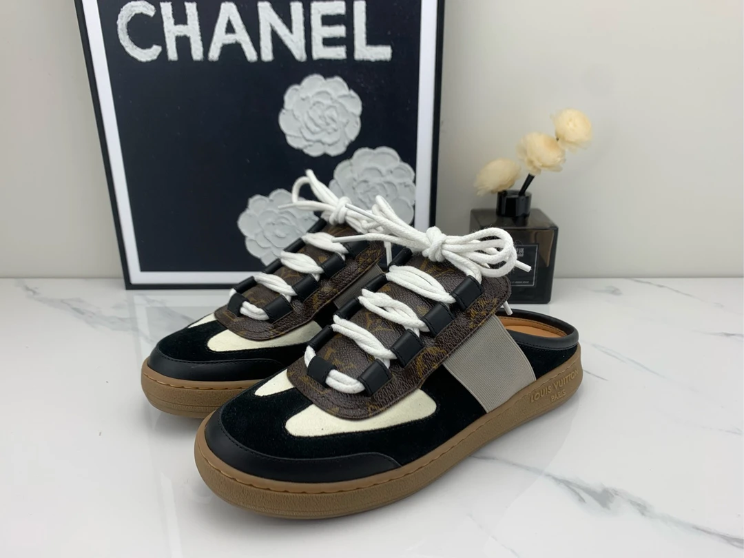 99新 LouisVuitton/路易威登 23ss 德训老花拼皮 37码/jm00355/寄