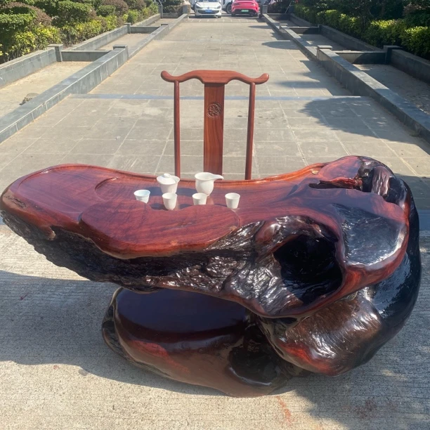 缅甸花梨木 木雕 红木 整料一体无拼接 长178宽88高75