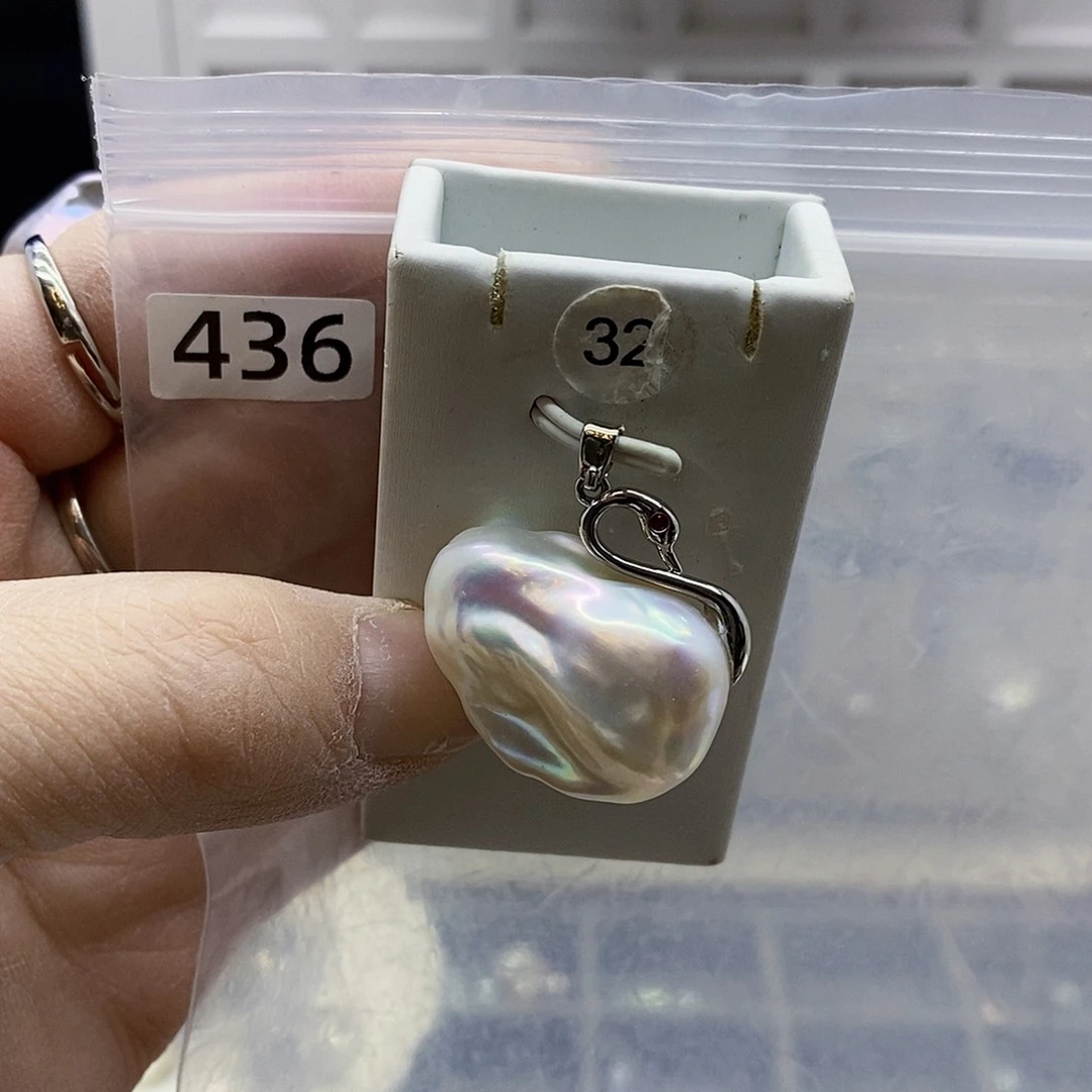 颈饰合金淡水珍珠