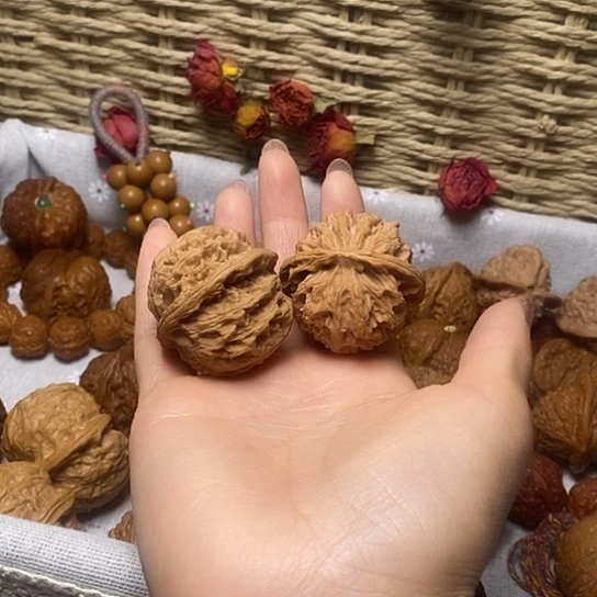 把件文玩核桃40尺苹果园无修