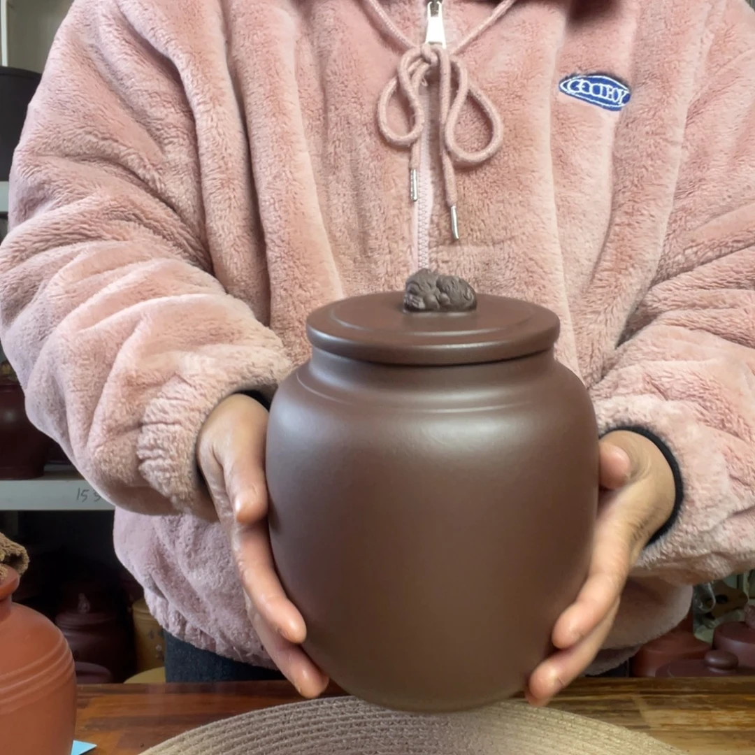 紫砂茶叶罐今天晚上