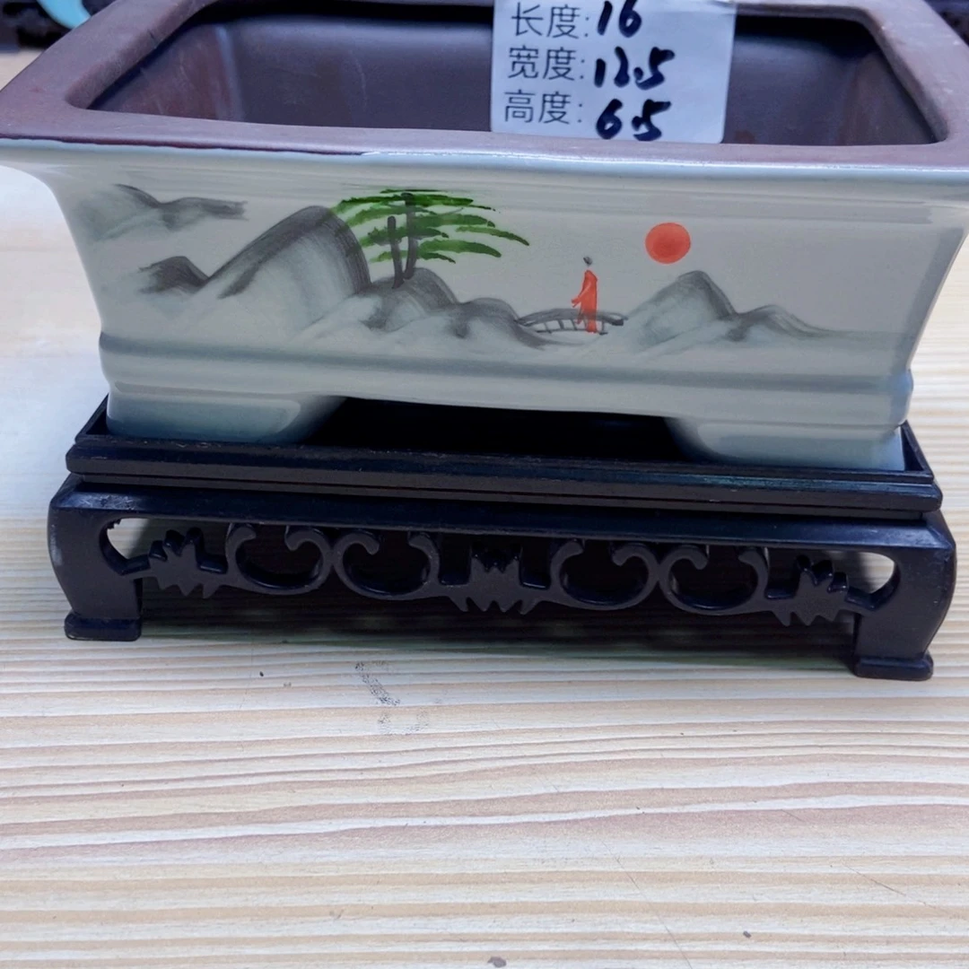 瓷片陶瓷花盆陶瓷艺术