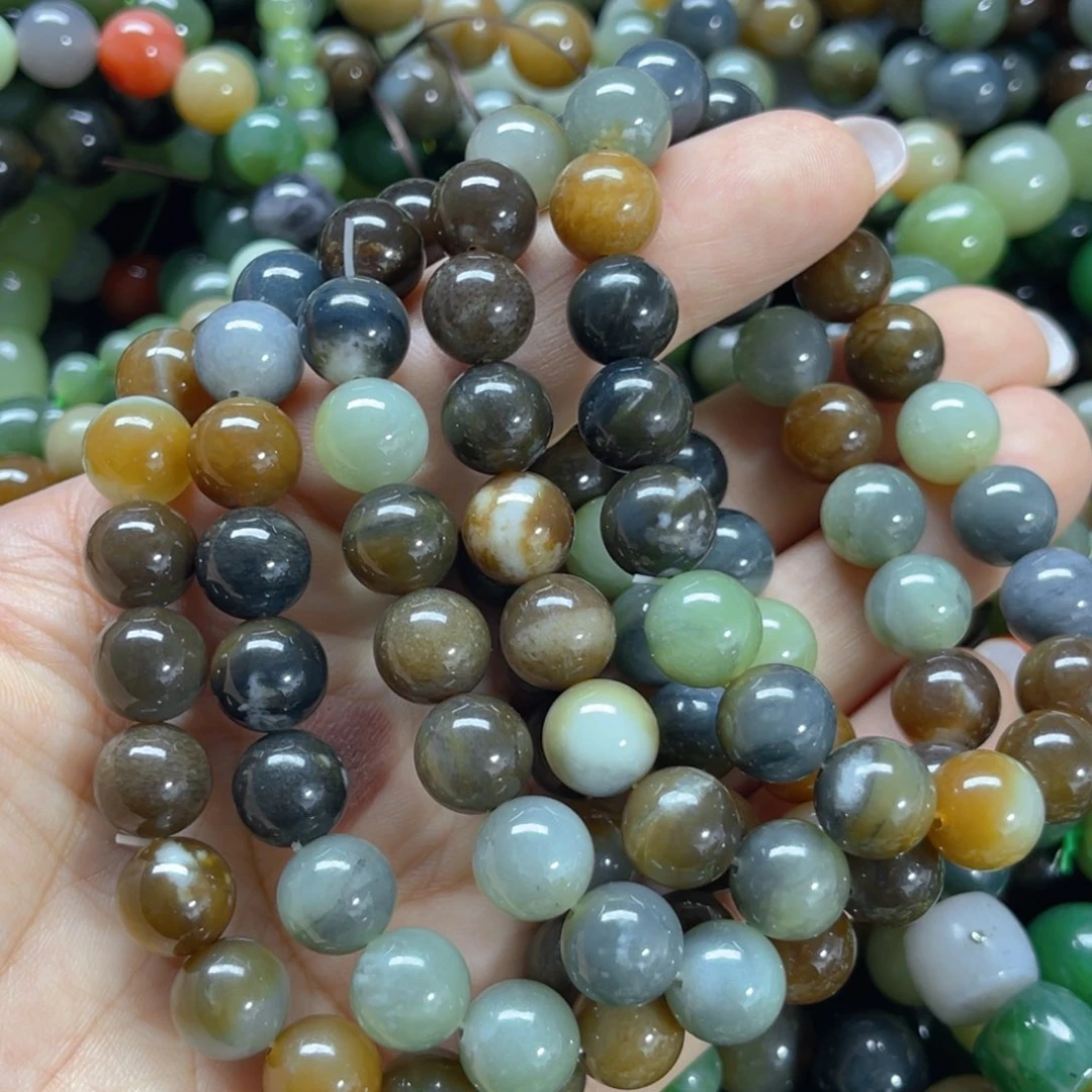 未镶嵌手串和田玉多样性，拍一发一