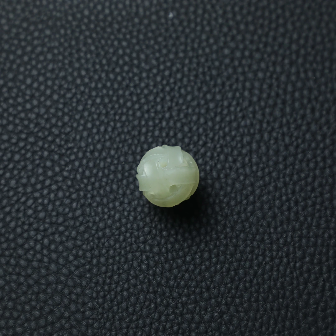 TCWWA07144清晚和田白玉珠