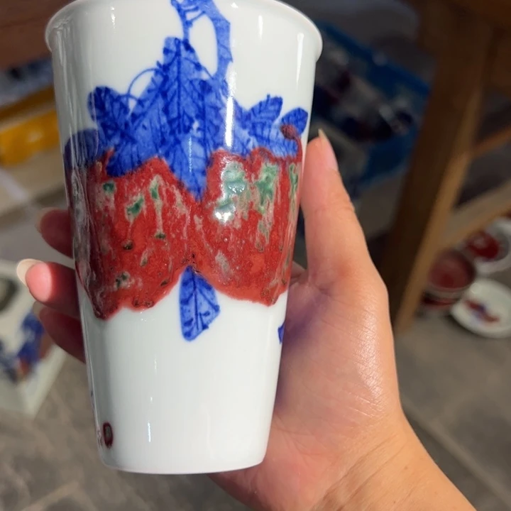 永***娘原矿青花釉里红瓷器