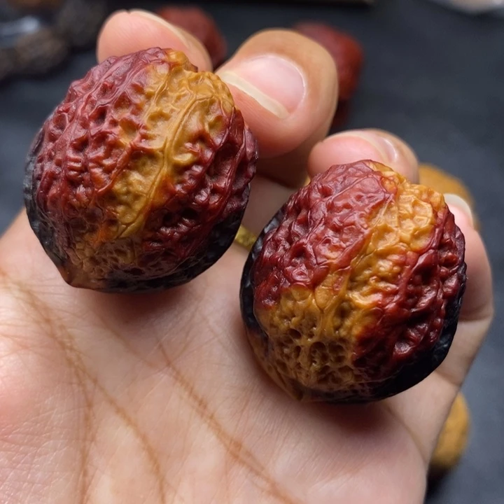 把件文玩核桃39尺蛇皮元宝