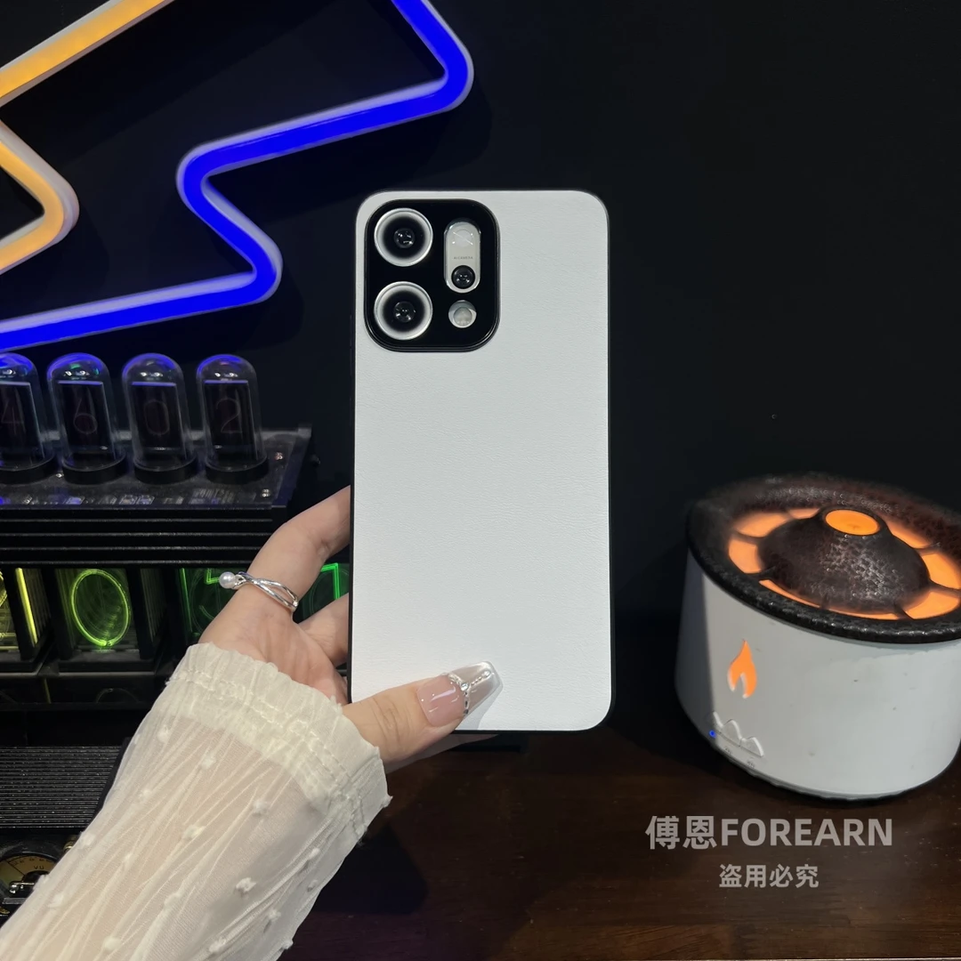 适用于opporeno14pro手机壳素皮网红款opporeno14全包防摔高级感