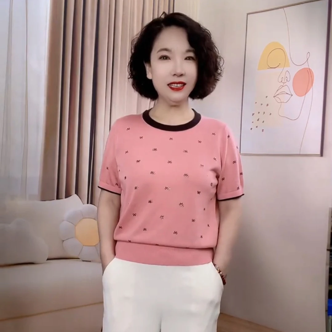 55581圆领莱赛尔天丝衫