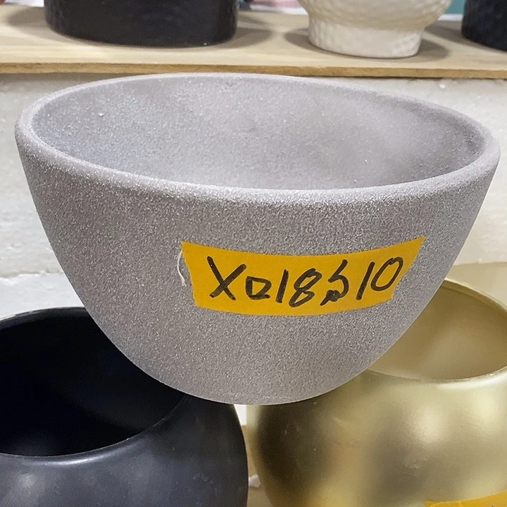 陶瓷花盆有孔 瑕疵针孔漏釉介意勿拍 口高