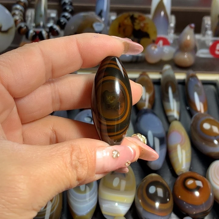 玛瑙/玉髓颈饰未镶嵌糊*吊坠