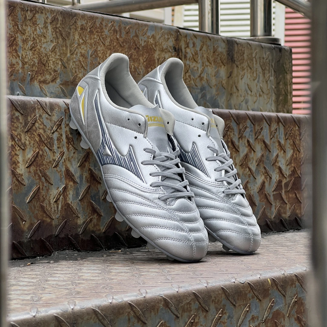 美津浓莫雷拉MORELIA NEO4次顶AG短钉袋鼠皮宽脚足球鞋